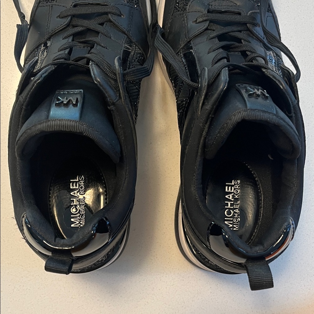 Michael Kors Georgie black trainers - Picture 7 of 7